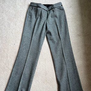 Express Editor dress pants size 2 black/white twill